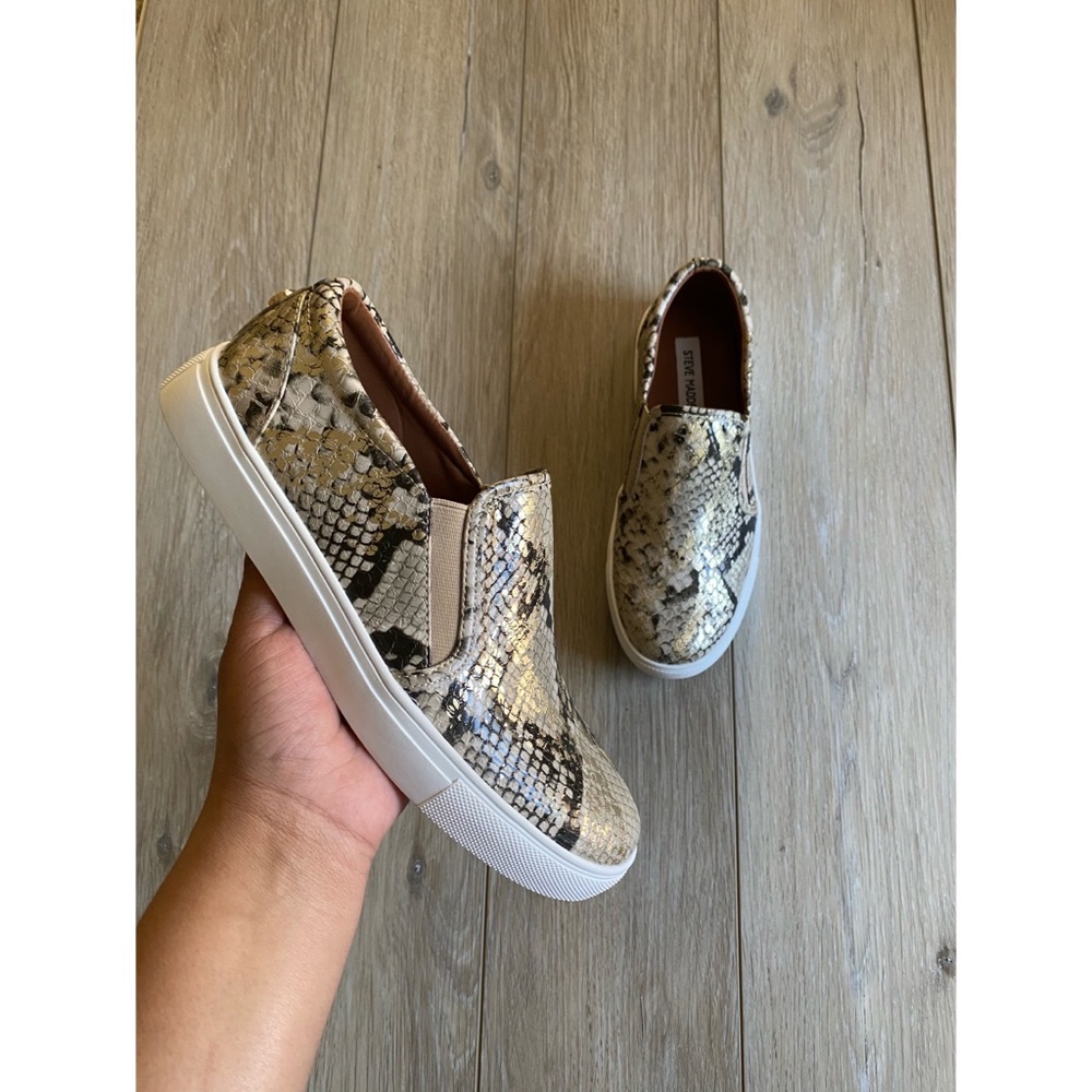 Steve Madden Snake Print Sneakers